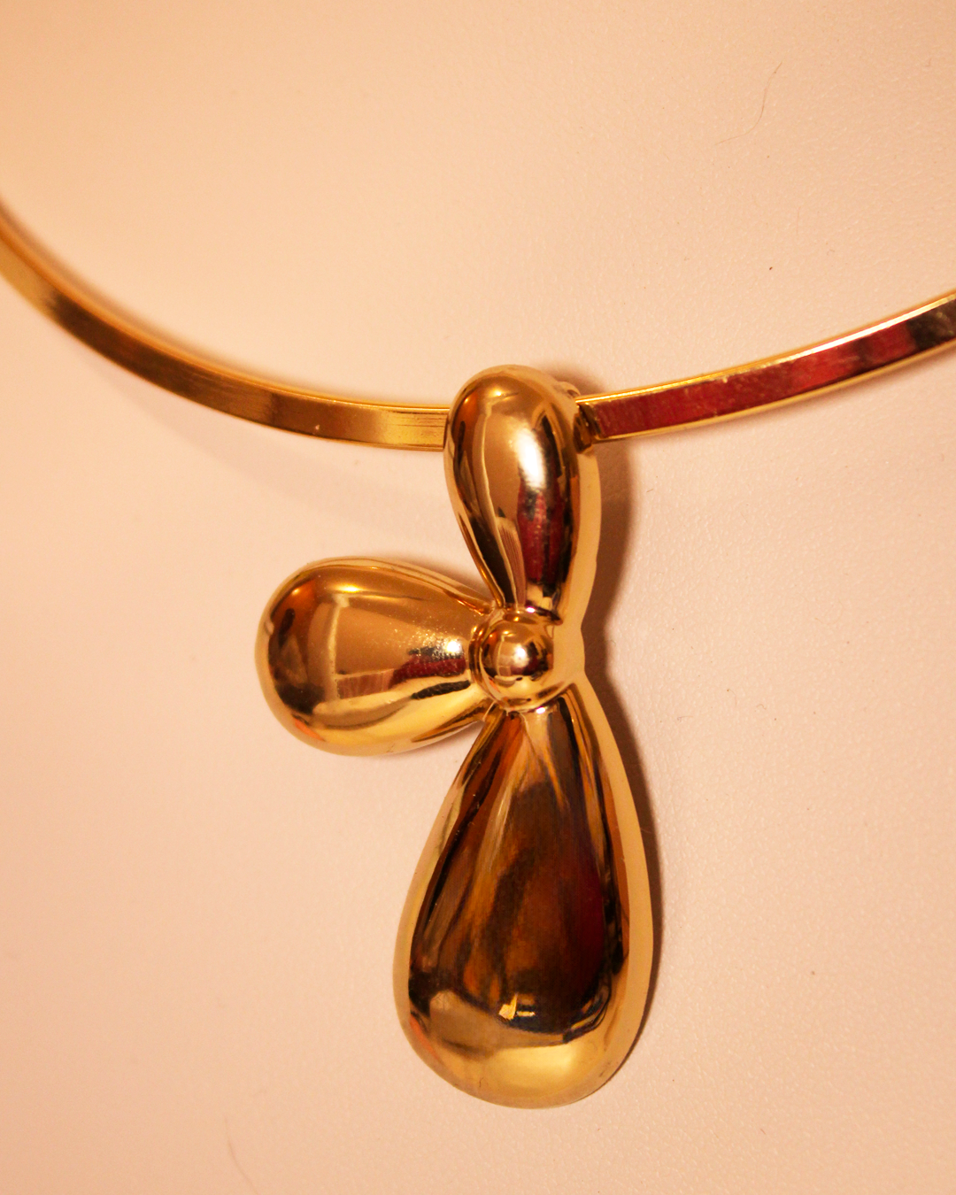 Conjunto Brinco & Colar Folheado - Meia Flor | Ouro 18k